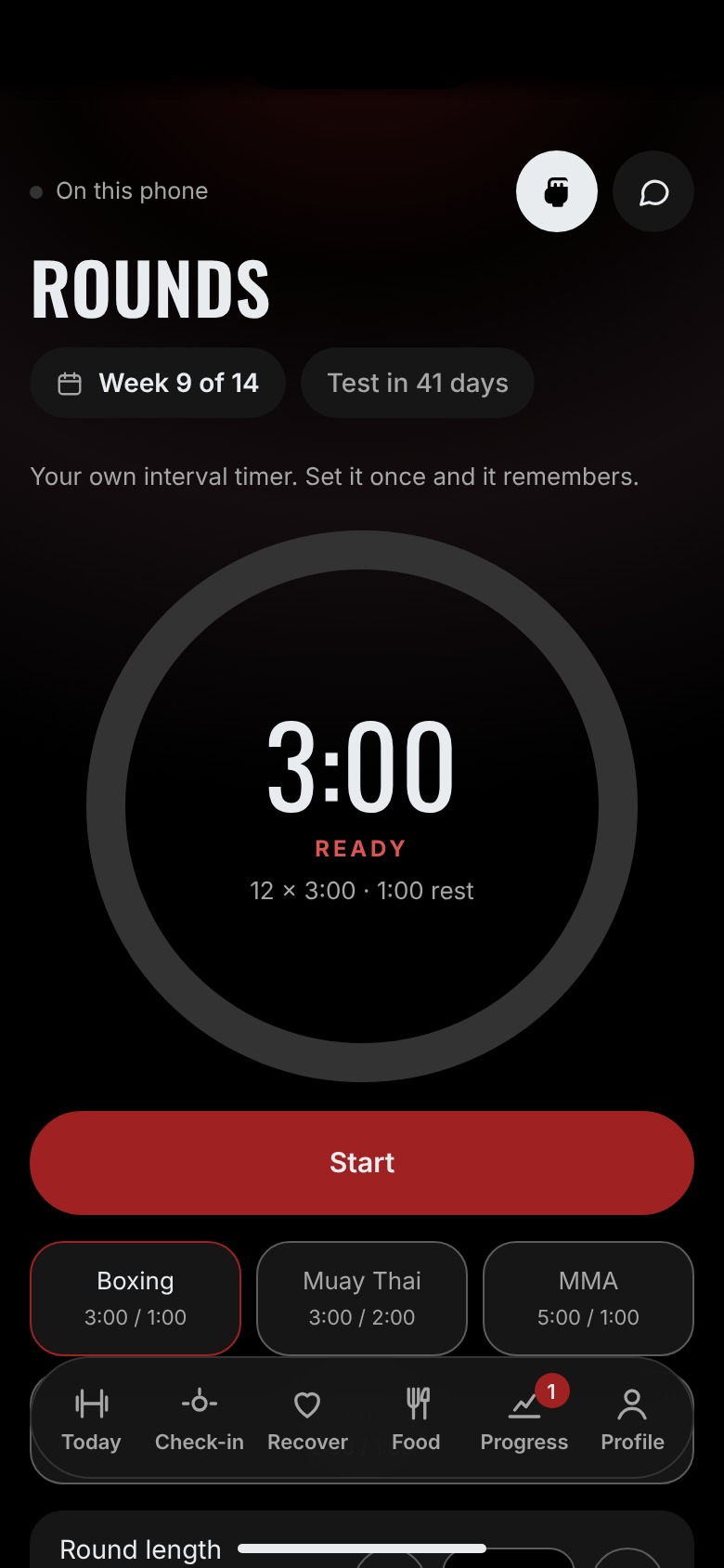 The round timer